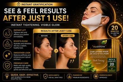 TheShiftLine Lifting Mask  – Instant Glow – 4 Pack